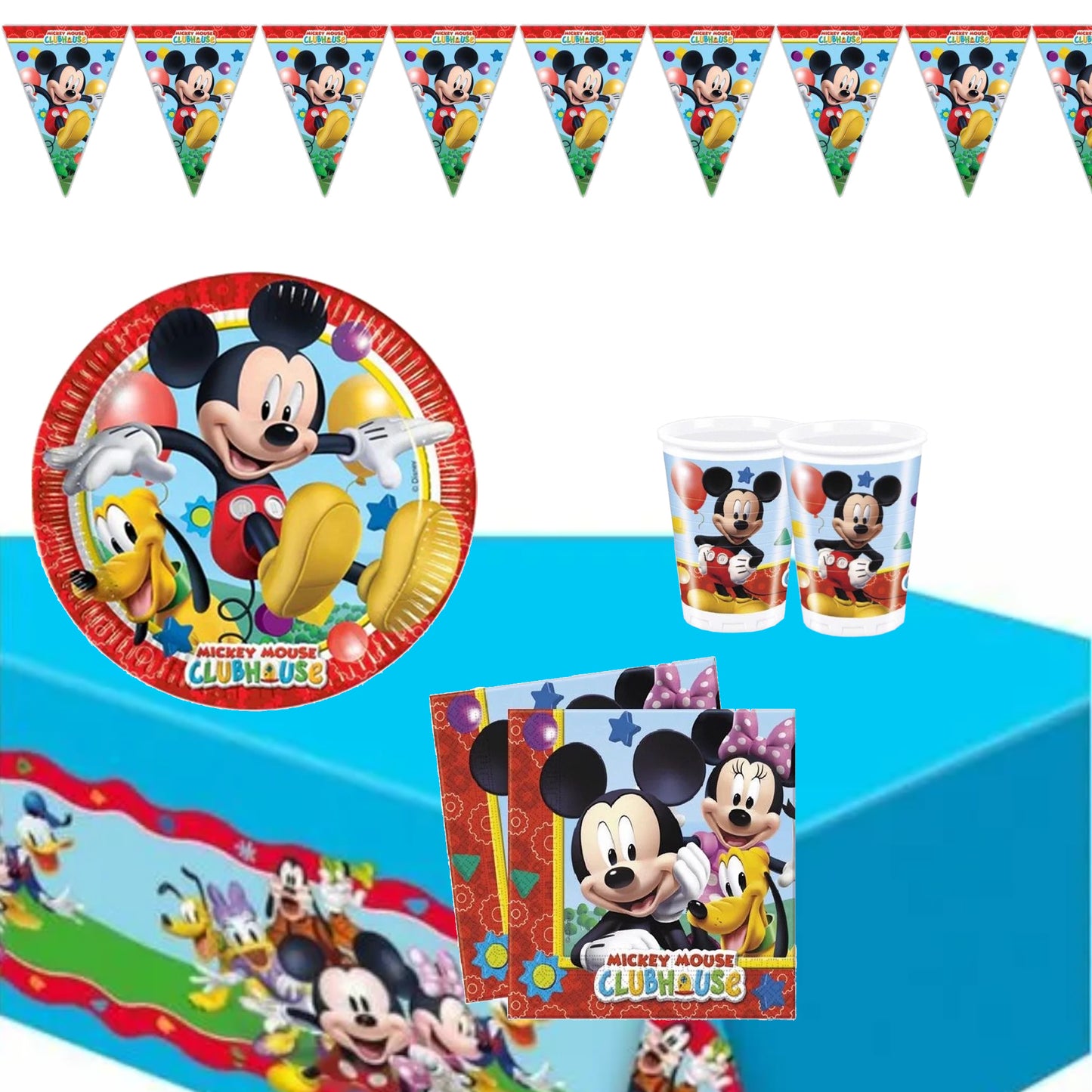 Anila's Mickey Mouse Big Party Pack for 8 people - Anilas UK