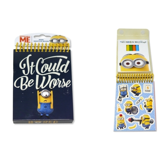 Minions Mini Sketch Book - Anilas UK