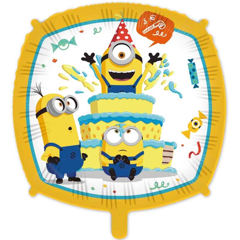 The Rise of Gru Square Foil Balloon, 43 cm for Kids’ Parties