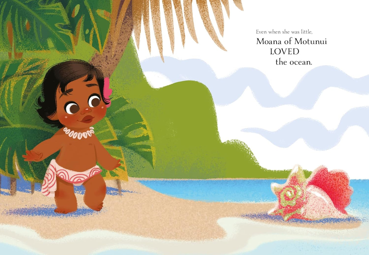 Ocean adventure illustrations from Moana 2 Golden Tales