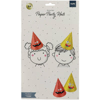 Monster Bash Paper Party Hat with Elastic Band in Party Setting