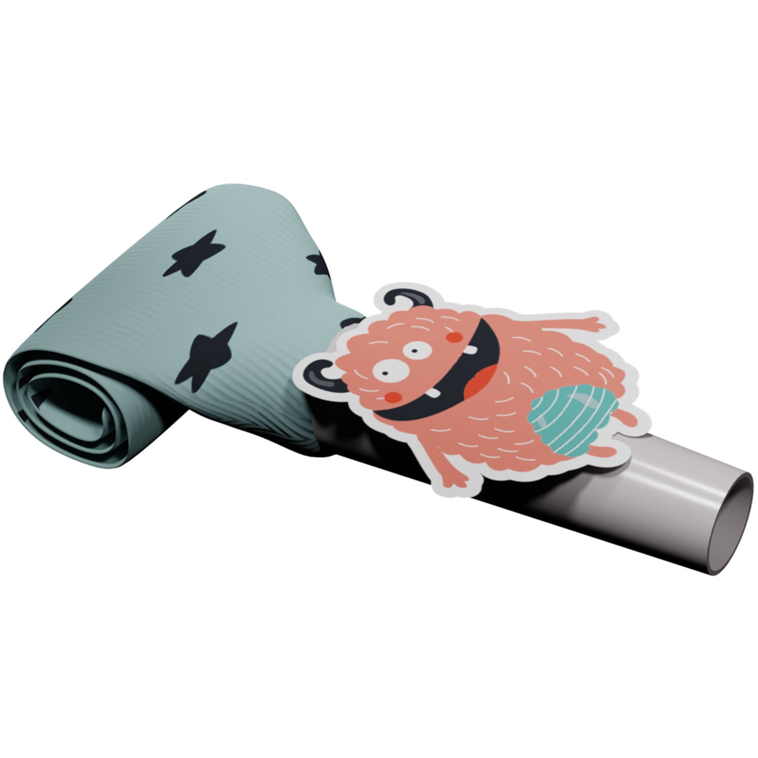 Monster Bash Party Blowers 24 cm 6 Pack for kids’ monster-themed parties