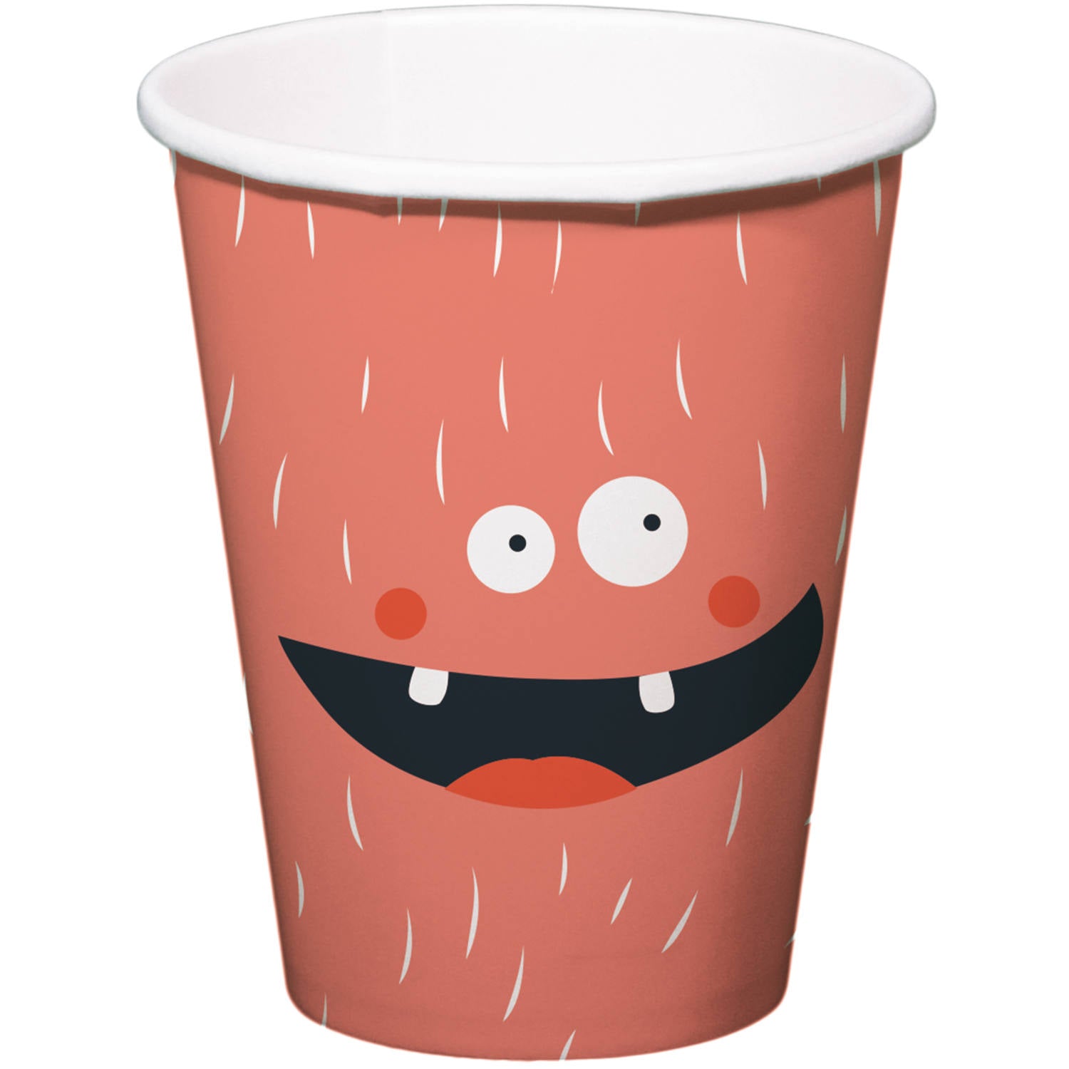 Anila's Monster Bash 250 ml Paper Cups with Fun Monster Prints for Kids’ Events