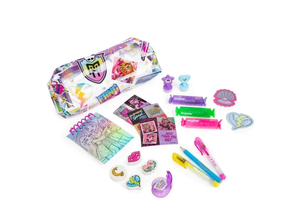 Monster High Locker Stationery Set with pens and stickers