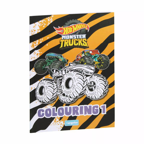 Monster Trucks Colouring Book 1 for Kids with High-Octane Designs