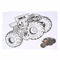 
              Monster Trucks Colouring Book 2 Pages Featuring Hot Wheels Monster Trucks
            