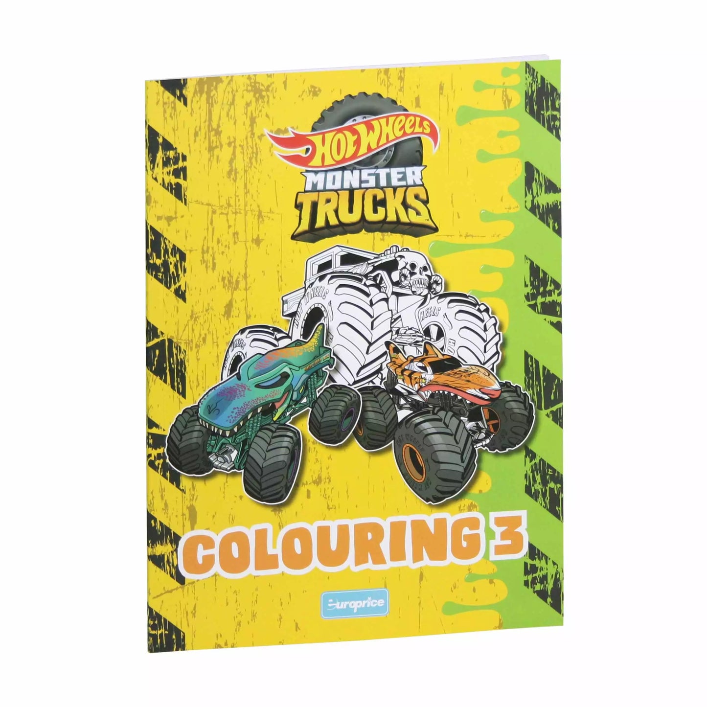 Monster Trucks Colouring Book 3 for Kids with High-Octane Designs