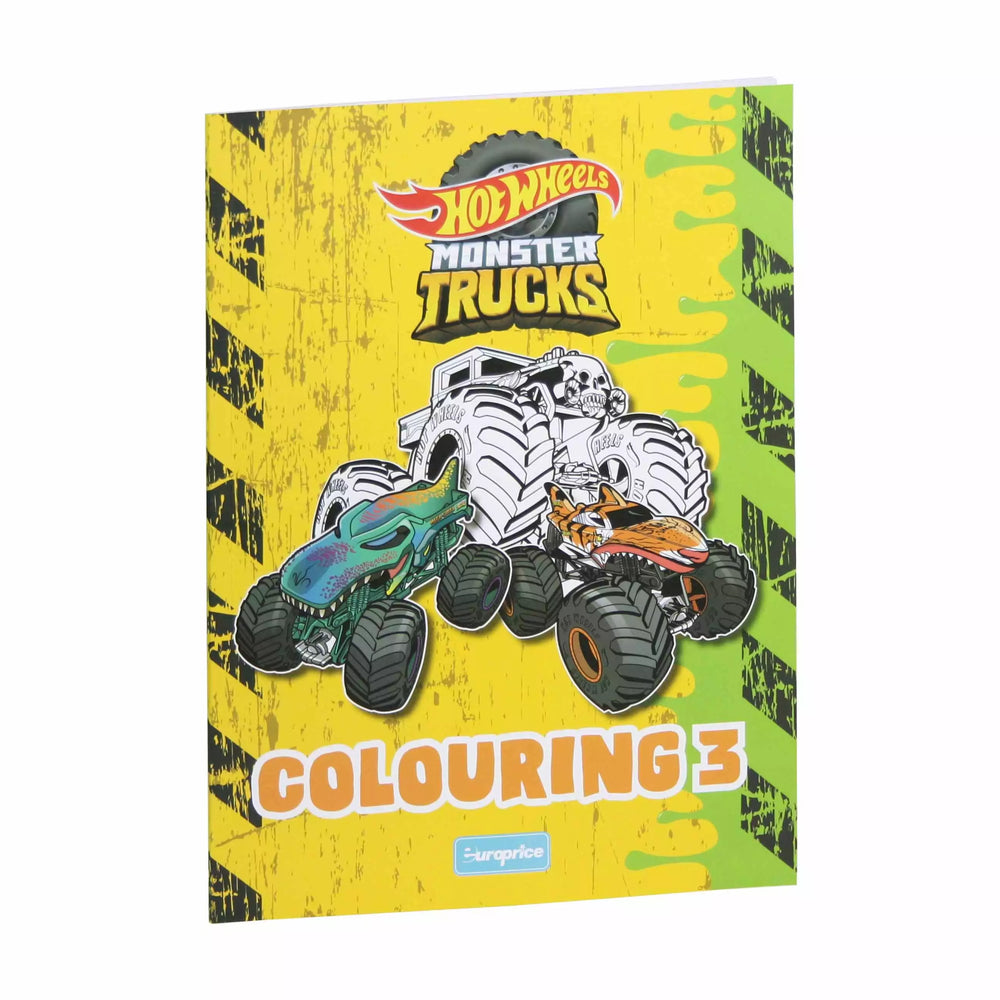 Monster Trucks Colouring Book 3 for Kids with High-Octane Designs