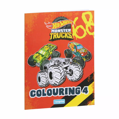 Monster Trucks Colouring Book 4 for Kids with High-Octane Designs
