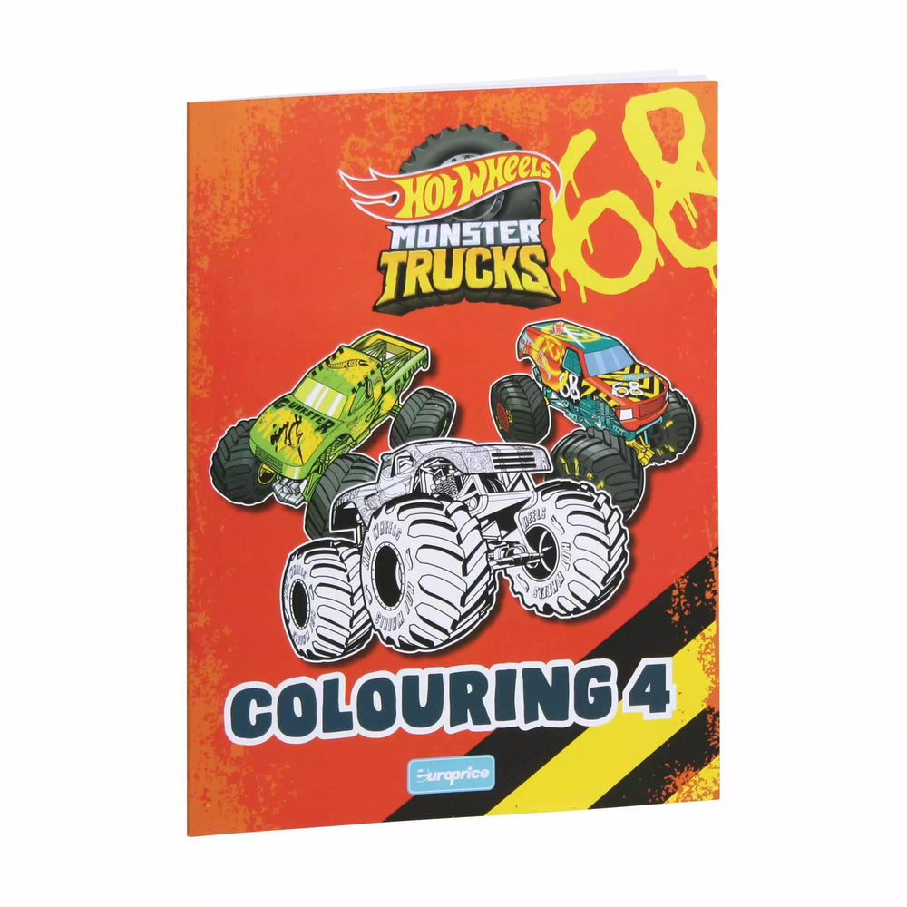 Monster Trucks Colouring Book 4 for Kids with High-Octane Designs