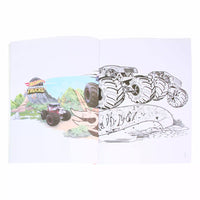 
              Monster Trucks Colouring Book 4 Pages Featuring Hot Wheels Monster Trucks
            