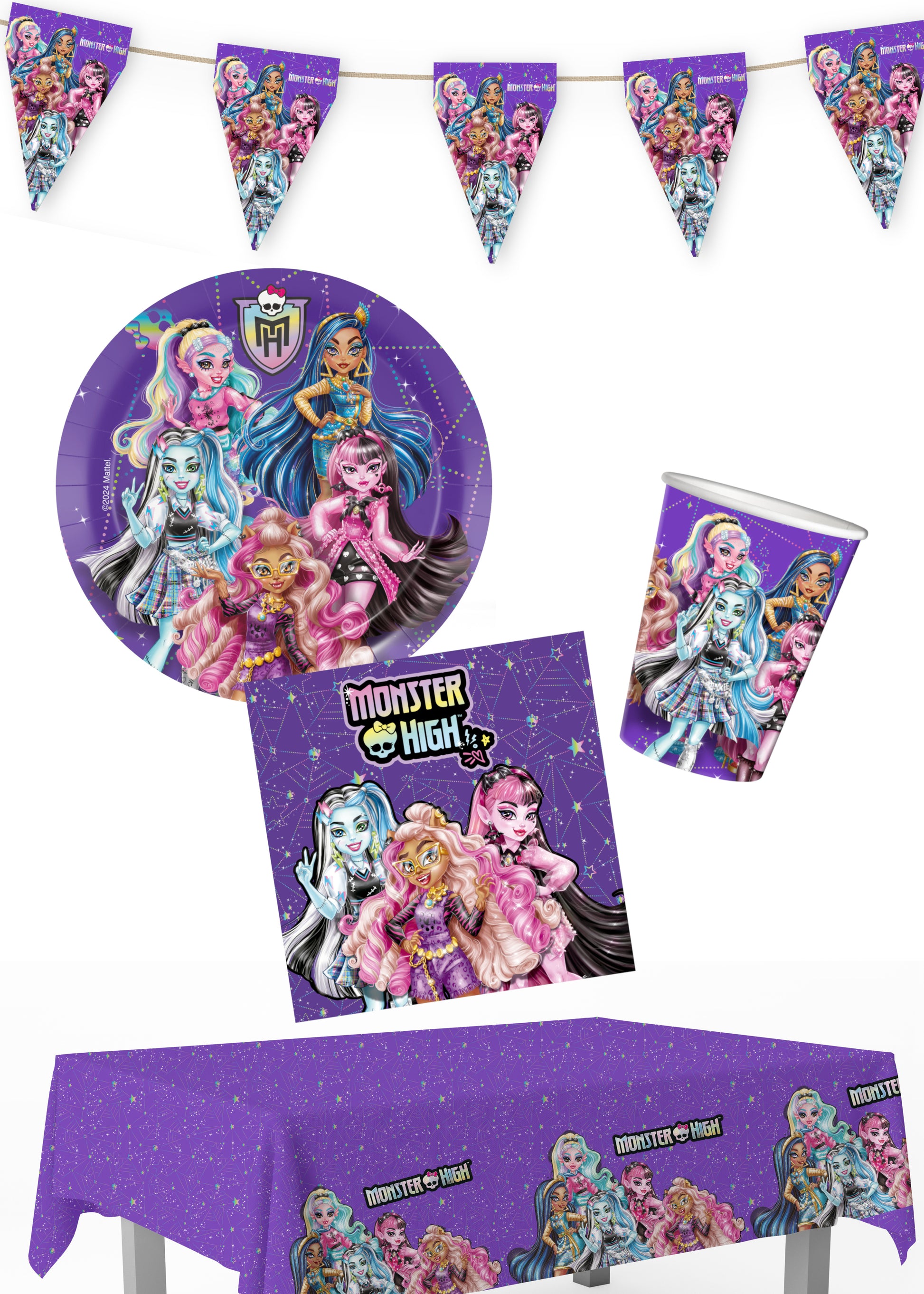 Anila's Monster High Party Pack for 8 people - Anilas UK