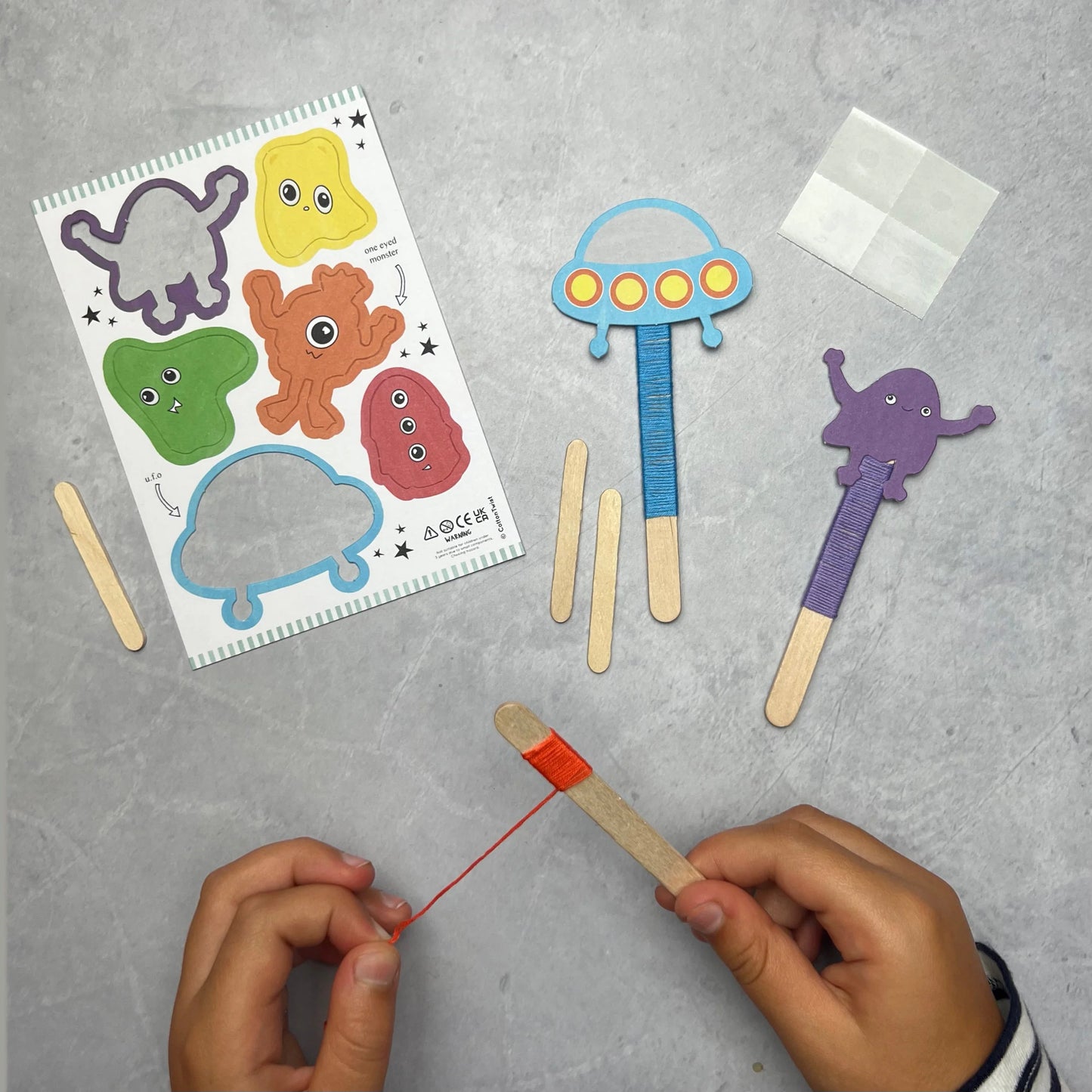 Make Your Own Space Monster Puppets - Anilas UK
