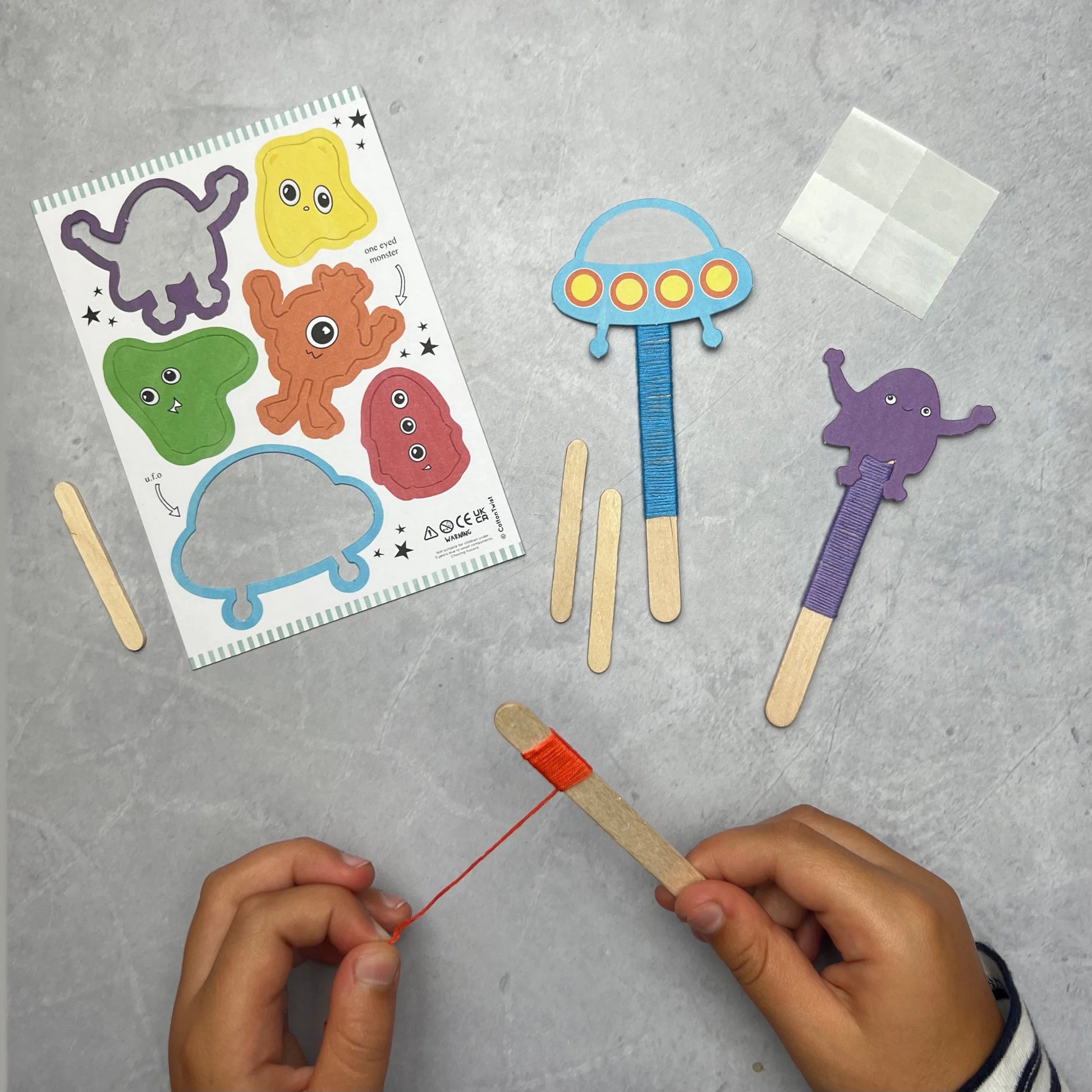Make Your Own Space Monster Puppets - Anilas UK