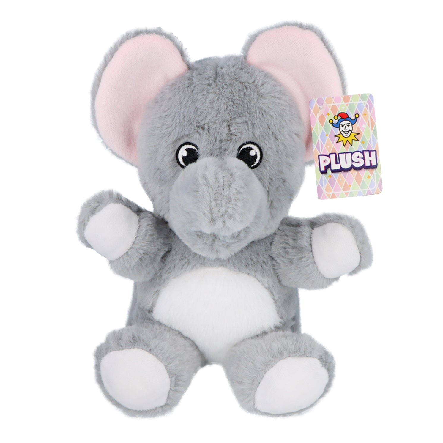 Elephant Jungle Plush Toy, 20 cm, Vibrant for Nursery Decor