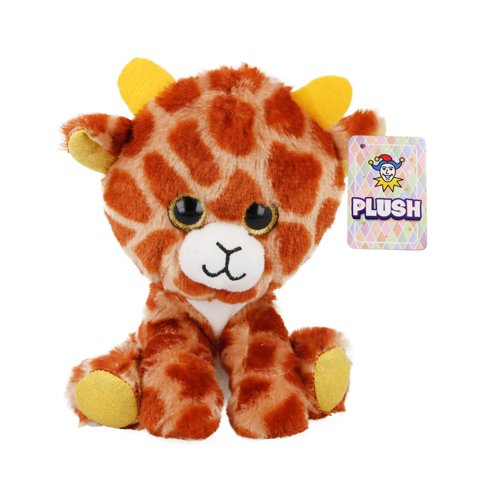 Giraffe Zoo Plush Toy, 15 cm for Charming Nursery Decor
