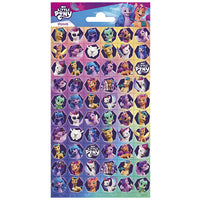 My Little Pony Mini Stickers Sheet 102 x 200mm with pony designs