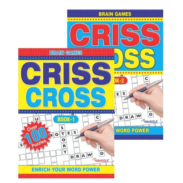 Criss Cross Puzzles Book - Anilas UK