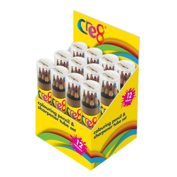 Colouring Pencil and Sharpener Tube Set - Anilas UK