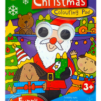 My Wobbly Eyes Christmas Colouring Pad Book