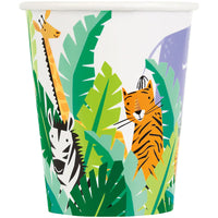 Complete Jungle Safari Themed Party Pack for 8 people Including Tableware and Favours - Anilas UK