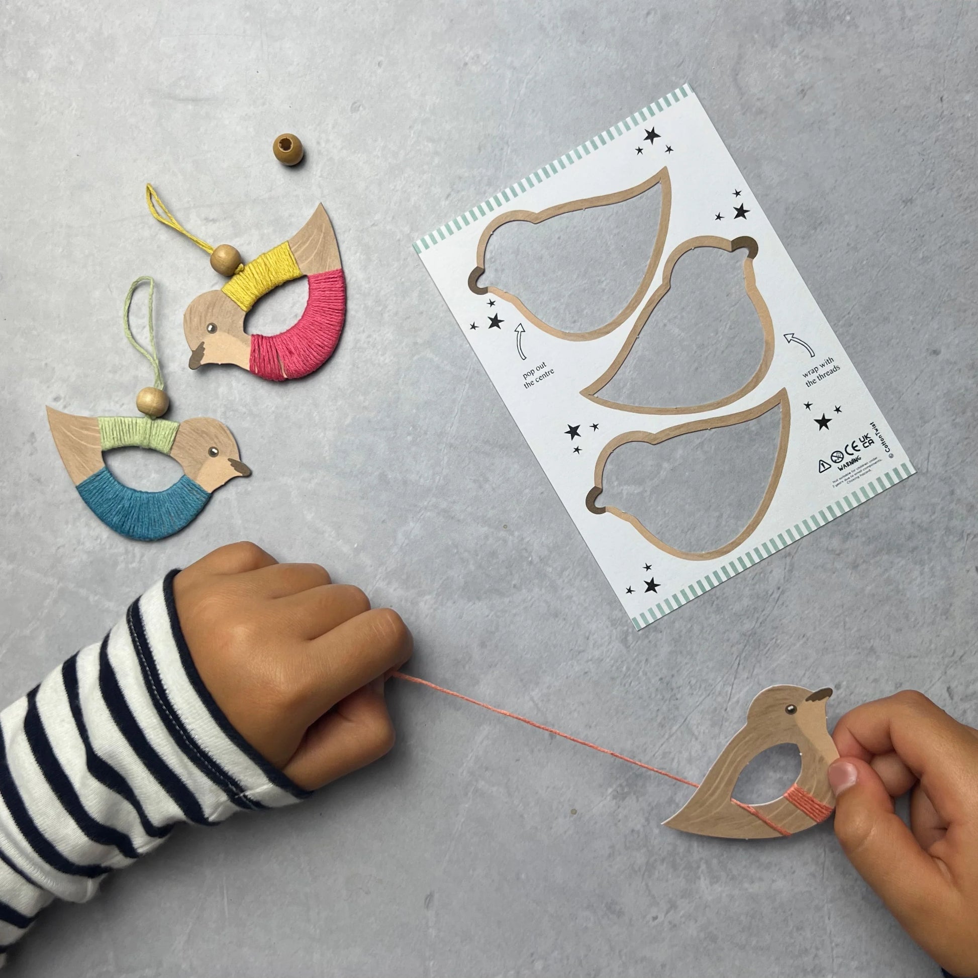 Make Your Own Pastel Flying Bird Decorations - Anilas UK