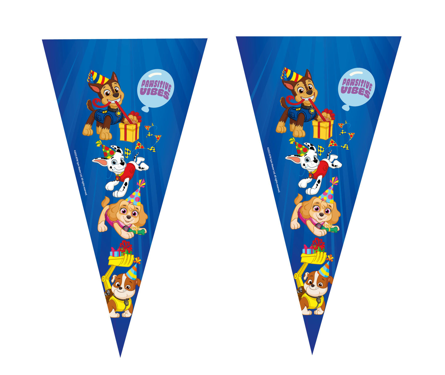 Paw Patrol Cone Sweet Bags pack of 10