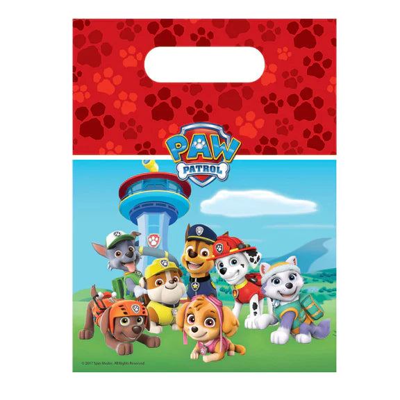 Complete Paw Patrol Themed Party Pack for 8 people Including Tableware and Favours - Anilas UK