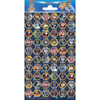 Paw Patrol Mini Stickers Sheet 102 x 200mm with pup designs