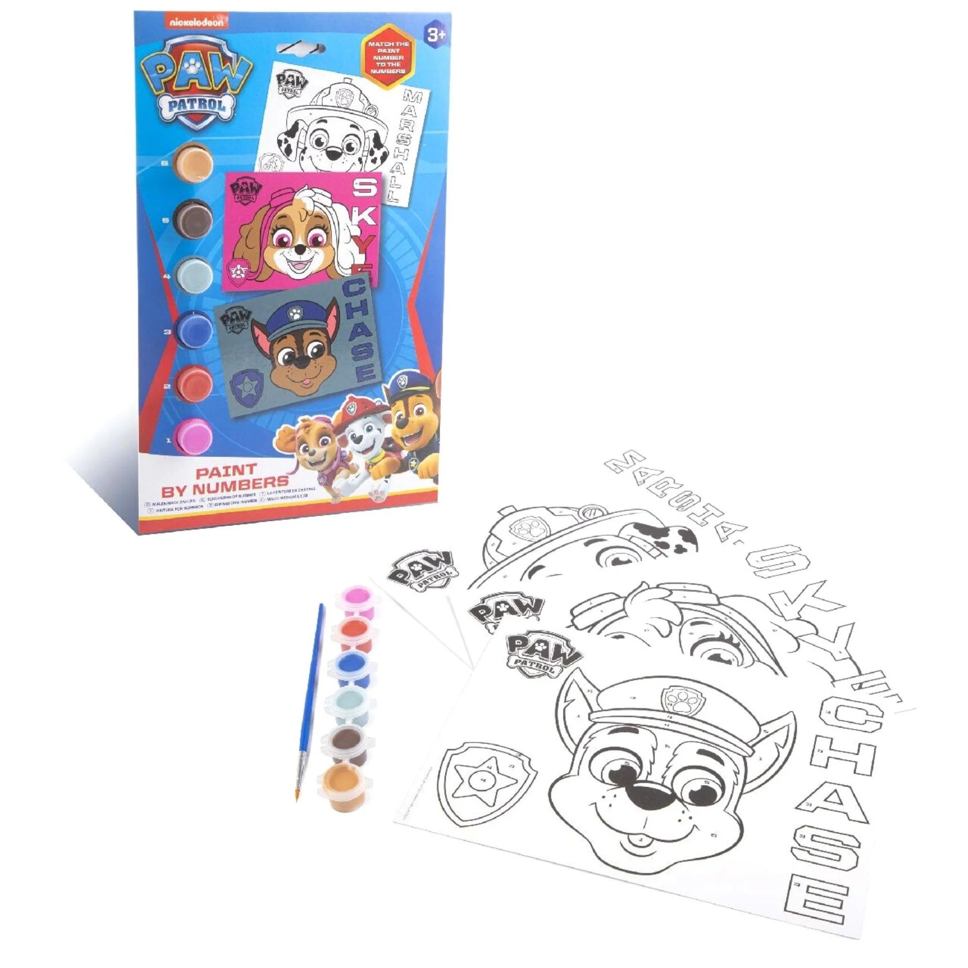 Paw Patrol Paint By Numbers Kit - Anilas UK