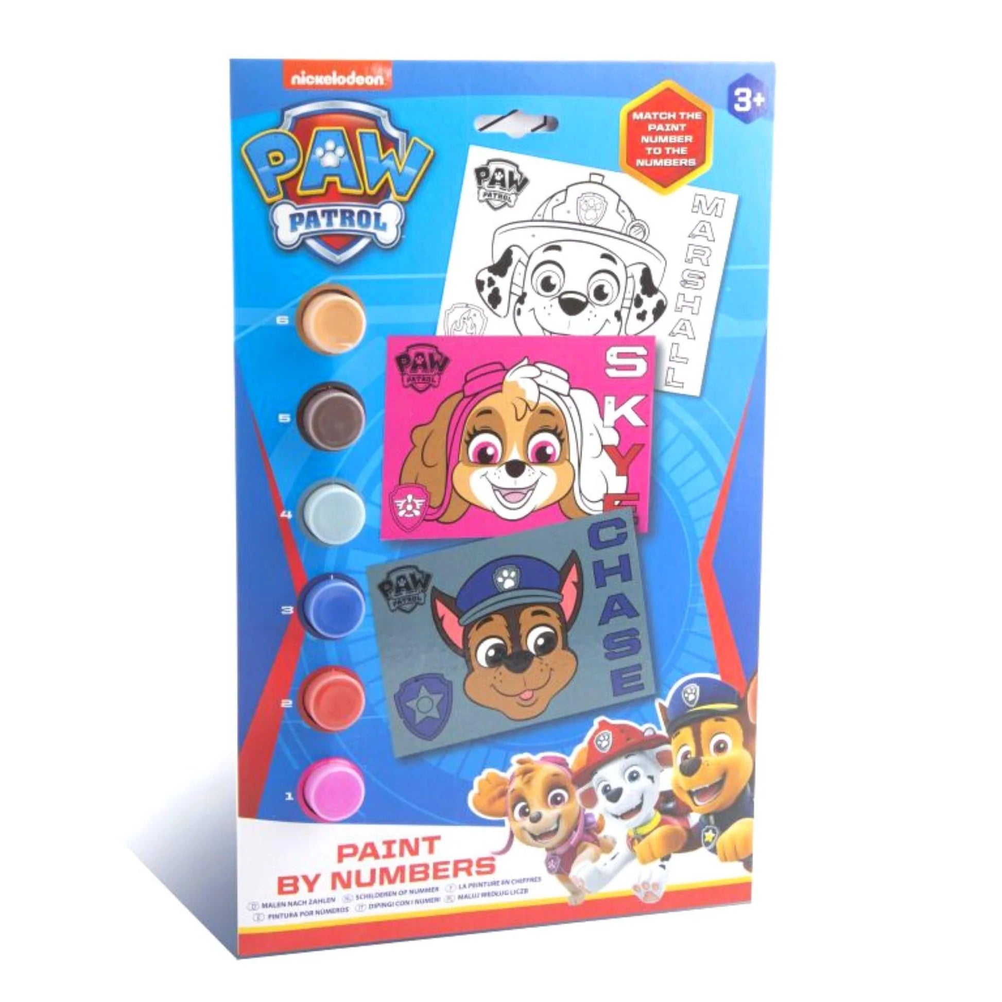 Paw Patrol Paint By Numbers Kit - Anilas UK