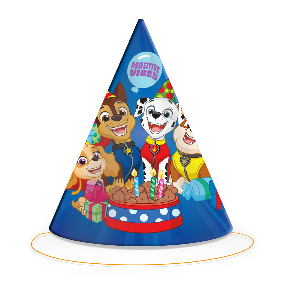 Paw Patrol Party Cone Hats pack of 6