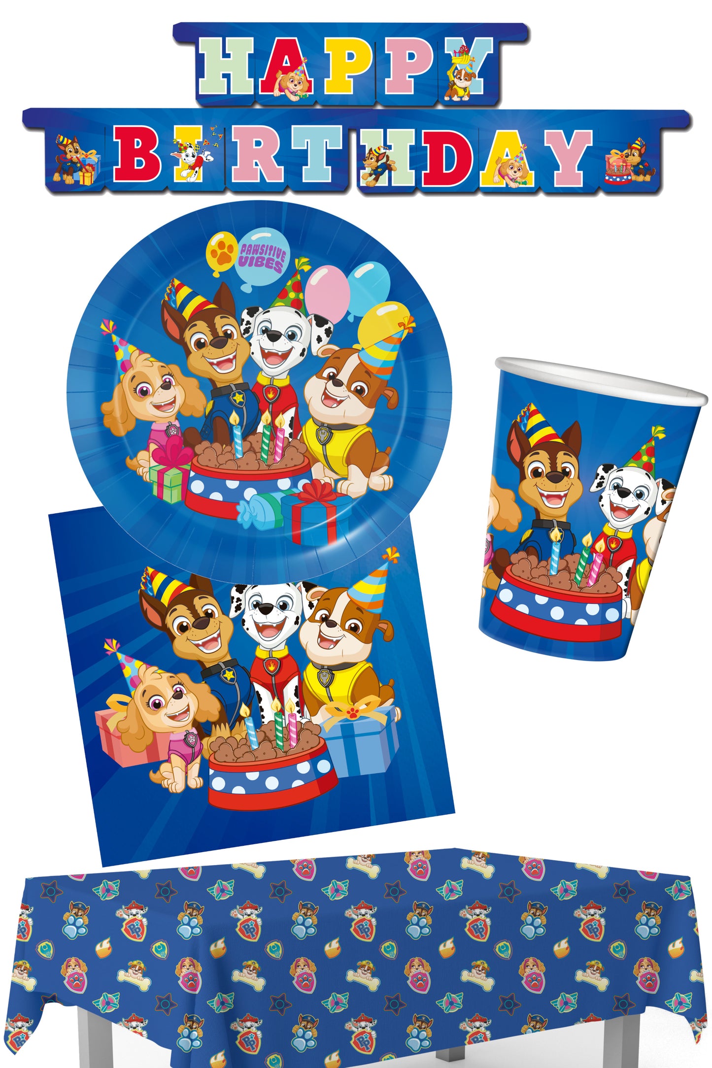 aw Patrol Party Pack for 8 front view