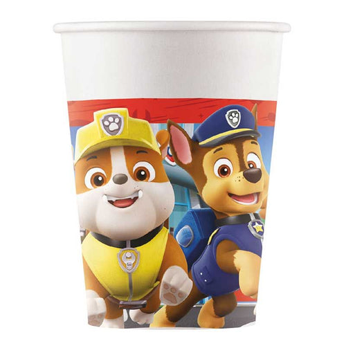 Paw Patrol Rescue Heroes Paper Cups Pack of 8 with Paw Patrol designs