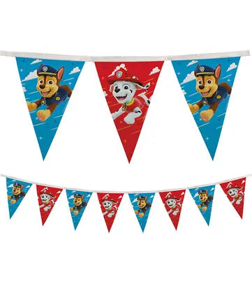 Paw Patrol Reusable Triangle Flag Banner for kids’ parties