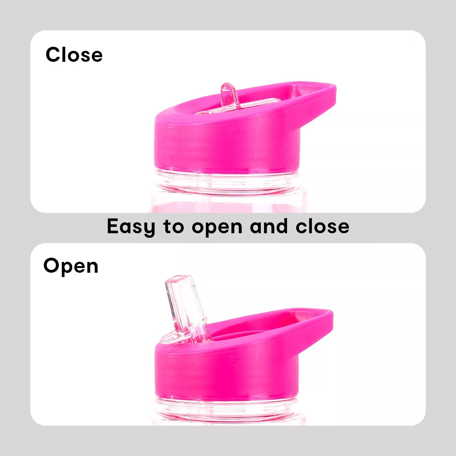 Close-up on flip-straw & handle – leak-proof heroics for tiny hands.