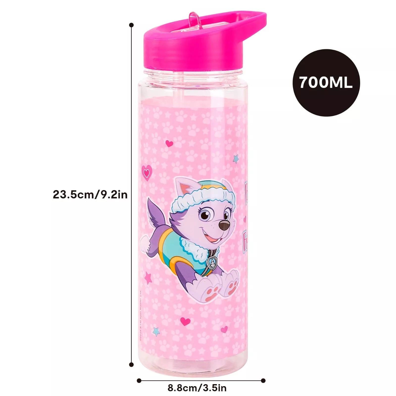 Size shot: 23.5x8.8 cm – perfect pup-portable for backpacks & play!