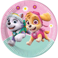 Paw Patrol Skye & Everest 23 cm Paper Plates, Pack of 8 for children’s parties