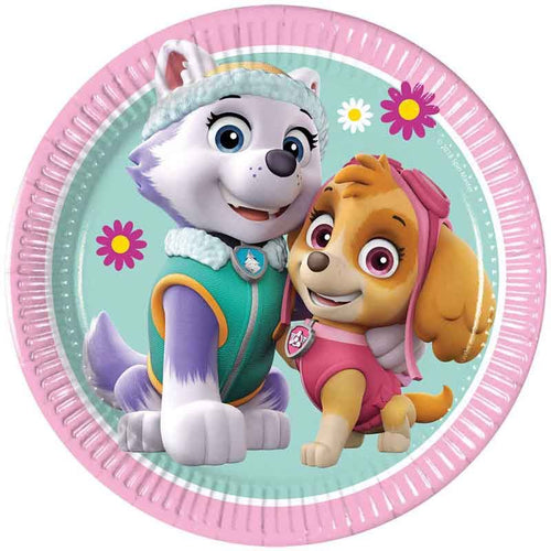 Paw Patrol Skye Paper Plates Pack of 8 with Skye designs