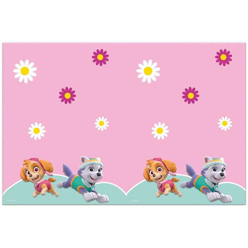 Paw Patrol Skye Party Table Cover 180 x 120cm with Skye designs