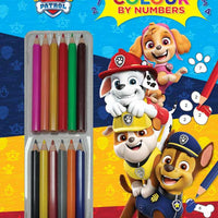 Paw Patrol Super Colour by Numbers Book