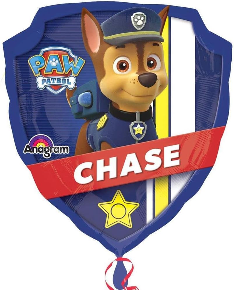 Paw Patrol Supershape 25 Inch Foil Balloon two-sided design