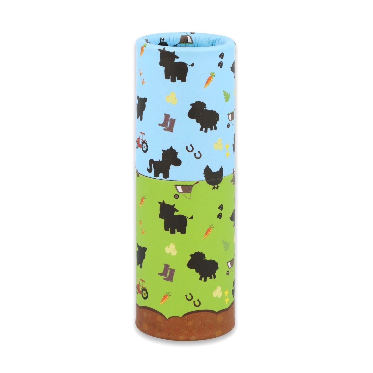 Eco-Friendly Mini Farm Colouring Pencils Pack of 12 in Paper Tube