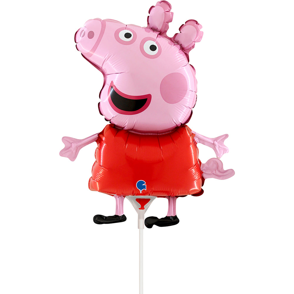 Peppa Pig 14-Inch Air-Fill Foil Balloon with vibrant character designs for kids’ parties and themed celebrations