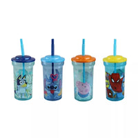 
              Peppa Pig Clear Straw Tumbler 460ml with flexible straw
            