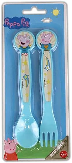 Peppa Pig Kids Cutlery Set with spoon and fork