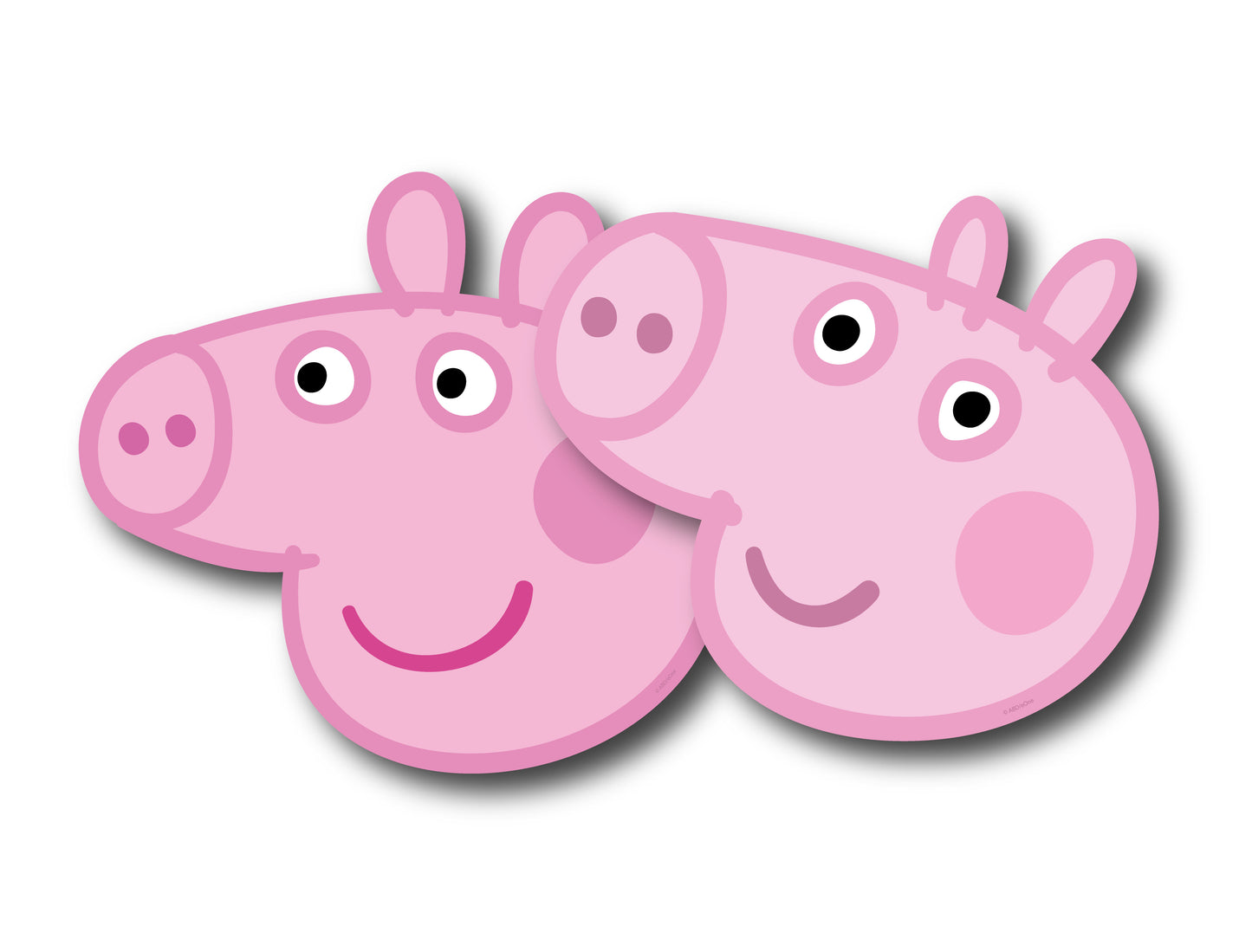 Peppa Pig Party Masks pack of 6 for kids