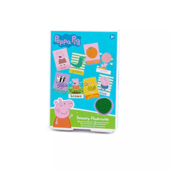 Peppa Pig Sensory Flash Cards for Kids, 22 cm, 8 Textures 