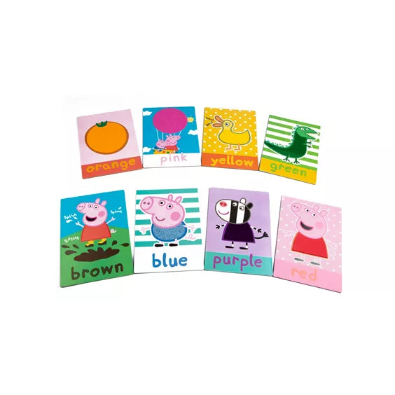 Peppa Pig Sensory Flash Cards with 8 Textures, Fun for Kids 3+