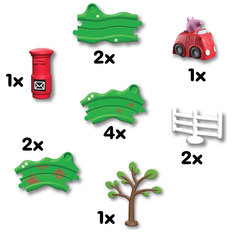 Postbox Accessory for Peppa Pig Whizz-Around Little Red Car Set  